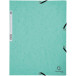 Exacompta Aquarel chemise à elastique en carte lustrée, ft A4, 3 rabats et elastique, couleurs assorties