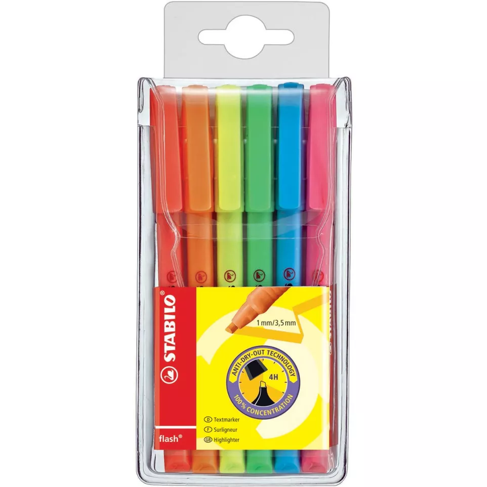 STABILO flash markeerstift, etui van...
