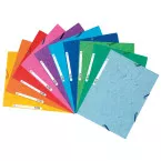 Exacompta A4 3-Flap Folder Assorted Colors Pack of 10