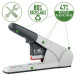 Leitz 5551 Heavy Duty Stapler, 80 Sheets, Uses K6-K12 Staple Cassettes, Silver