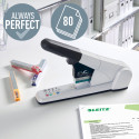 Leitz 5551 Heavy Duty Stapler, 80 Sheets, Uses K6-K12 Staple Cassettes, Silver