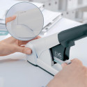 Leitz 5551 Heavy Duty Stapler, 80 Sheets, Uses K6-K12 Staple Cassettes, Silver