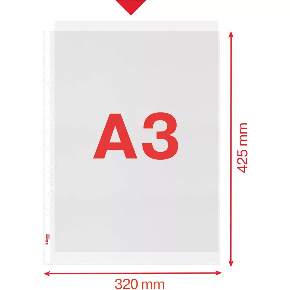 Esselte Quality A3 Portrait Punched...