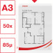 Esselte Quality A3 Portrait Punched Pockets, 30% Pre-Consumer Recycled Plastic