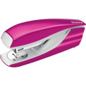 Leitz NeXXt WOW Stapler 5502 Half Strip Pink Metallic Blister Pack 30 Sheets 24/6, 26/6