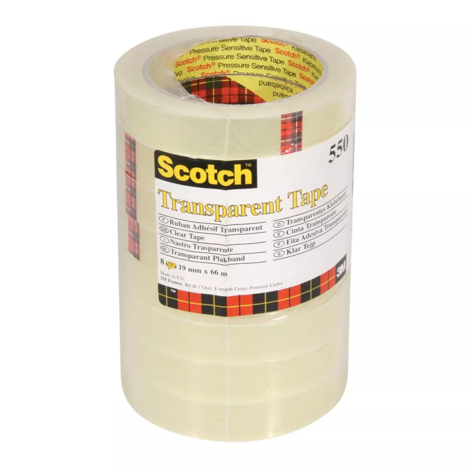 Scotch transparante tape 550 19 mm x...
