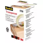 Scotch Transparent Tape 550, 19 mm x 66 m