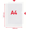 Esselte economy zichtmap, PP, A4, 30% pre-consumer gerecycleerd plastic