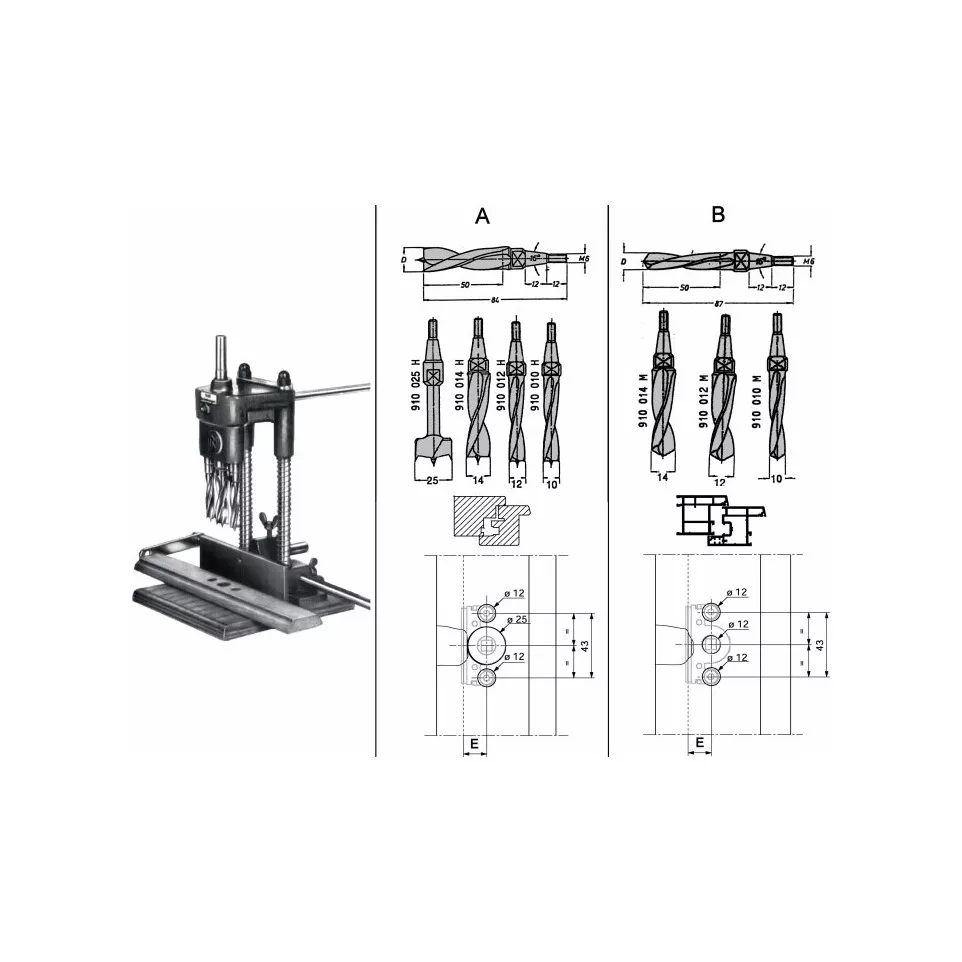 Mèche HSS 12mm pour PVC NOTTER pour...