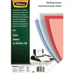 Fellowes PVC Binding Covers A4 300 Micron Pack of 100 Transparent