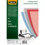 Fellowes A4 PVC Binding Covers 240 Micron Pack of 100 Clear