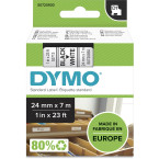Dymo D1 tape 24 mm, zwart...