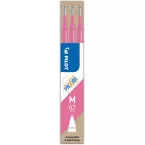 Pilot FriXion Ball and FriXion Ball Clicker Refill, Medium Tip, Pink