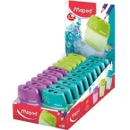 Maped taille-crayon Shaker 2 trous, couleurs assorties