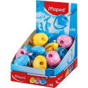 Maped i-gloo Pencil Sharpener, 1 Hole, Assorted Colors
