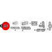 Aluminum Fixed Frame Corner Reinforcement 4000 R.257350 per piece
