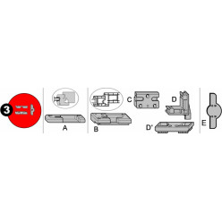 Left Casement Corner Reinforcement R.263931 / pc