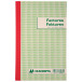 Exacompta Invoice Book, 21 x 13.5 cm, Bilingual, Triplicate (50 x 3 sheets)