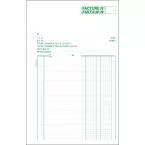 Exacompta facturier, ft 21 x 13,5 cm, bilingue, dupli (50 x 2 feuilles)