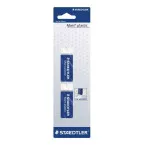 Staedtler gomme Mars Plastic, blanc, blister de 2 pièces