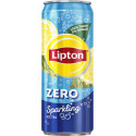 Lipton Ice Tea Zero boisson rafraîchissante, canette sleek de 33 cl, paquet de 24 pièces