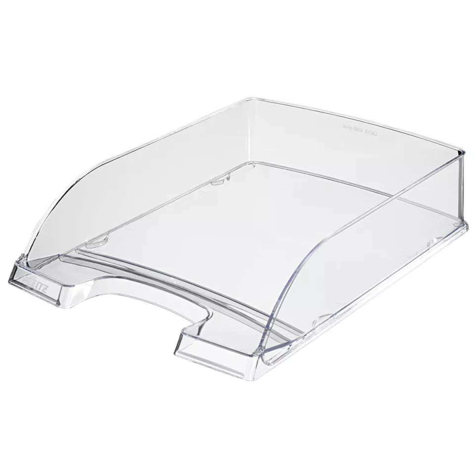 Leitz Plus Letter Tray Transparent 5226