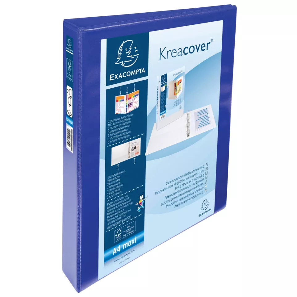 Exacompta Kreacover Customisable Blue...