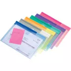 Tarifold Color Collection Plastic Envelopes for A5 Sheets 230 x 178 mm Pack of 6