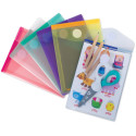 Tarifold documentenmap Collection Color voor ft A6 staand (11,4 x 15,8 cm), pak van 6 stuks, geassorteerd