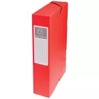 Exacompta Exabox Red Cardboard Filing Box Spine 6 cm