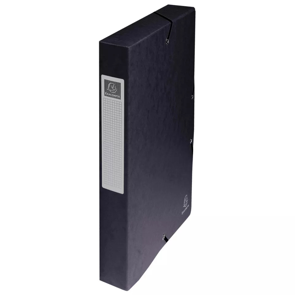 Exacompta elastobox Exabox zwart, rug...