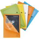 Exacompta l-map Forever, pour ft A4, paquet de 25 pièces, couleurs pastel assorties