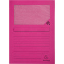 Exacompta Forever Window Card Folders, Pack of 100, Pink