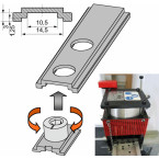 Roto Aluminum Press Ruler / pc