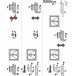 Faux compas de double-ouvrant Roto ALU 540i / pce