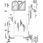 Set of Fixed Frame Hinges...