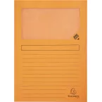 Exacompta L-map met venster Forever, pak van 100 stuks, oranje