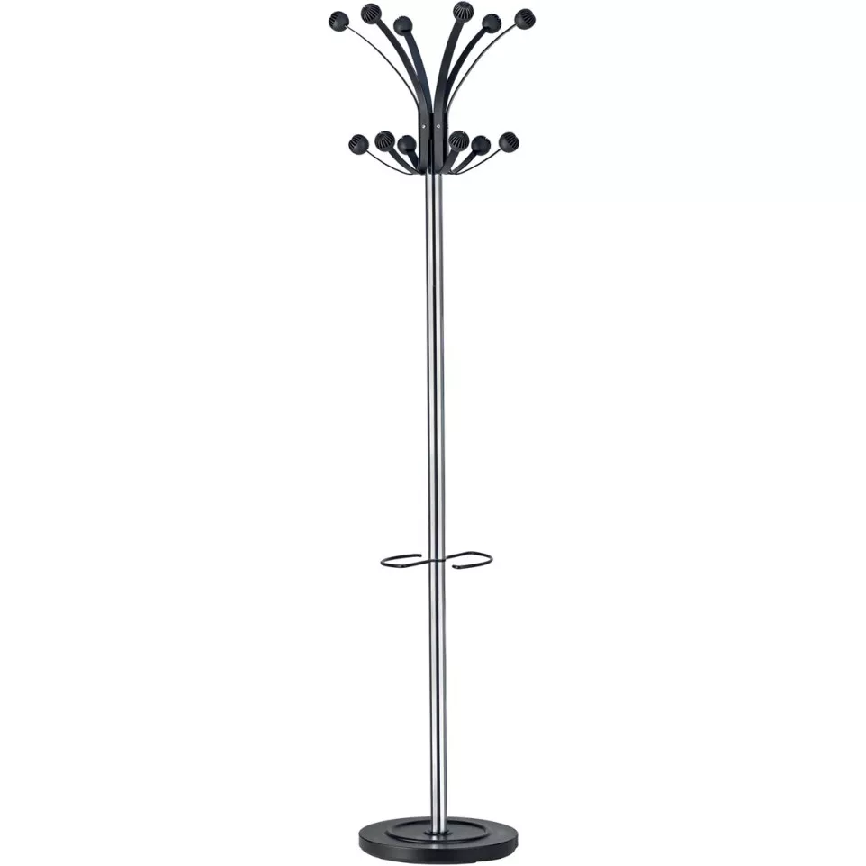 Unilux crochet Hakea, noir et chrome
