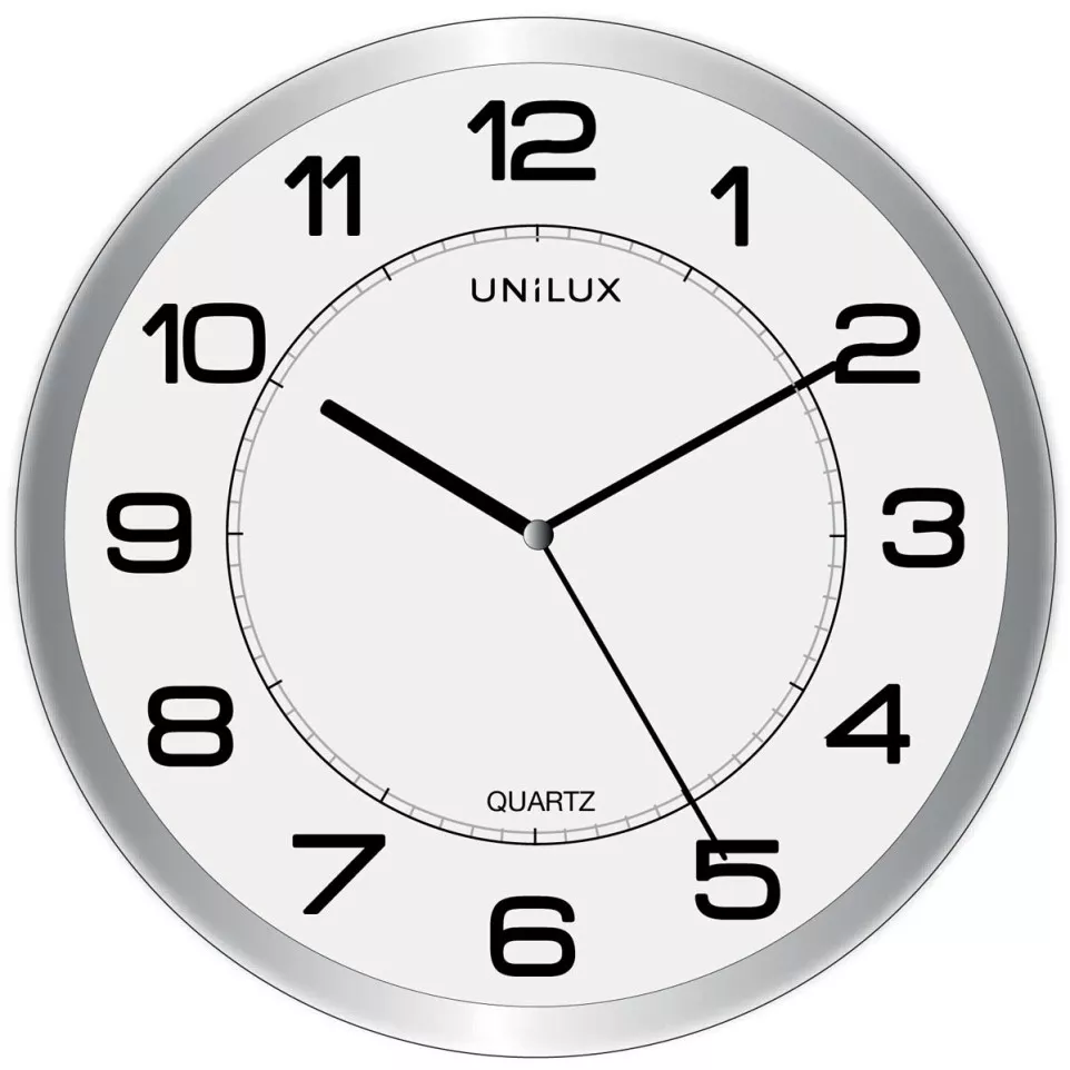 Unilux Magnet Wall Clock 30.5 cm Gray...