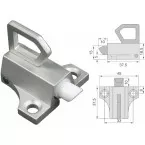 Argenta 900 aluminium knipslot te lakken / pce