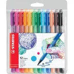 STABILO pointMax felt-tip pen set, 12 assorted colors