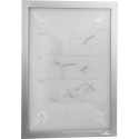 Durable DURAFRAME WALLPAPER Self-Adhesive Magnetic Frame A4 Silver