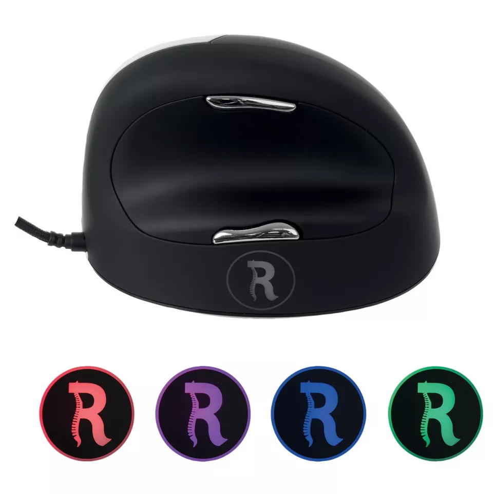 R-Go HE souris ergonomique, grand,...