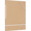 Oxford Touareg chemise à rabats et élastiques, en carton, ft A4, beige
