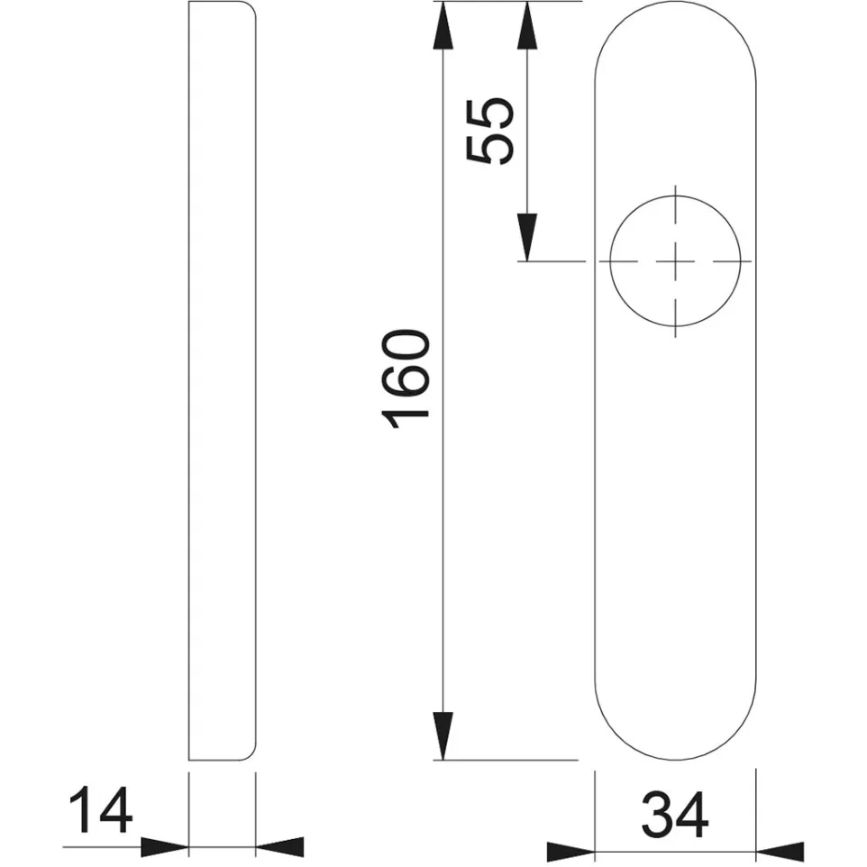 Blind Cover Cap for Hoppe Tokyo 431N...