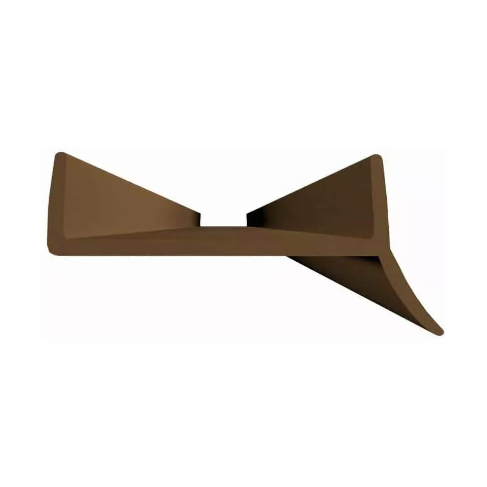 Low Profile PVC Brown Baseboard 18mm...