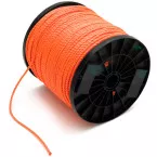 Twisted Polypropylene Rope 8 mm Orange per 100 m