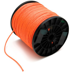 Twisted Polypropylene Rope 6 mm Orange 100 m