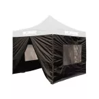 Zwarte wand voor open terrein tent 3x3m / PCE