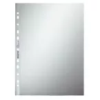 Leitz pochette perforée, 80 microns, lisse, paquet de 100 pièces